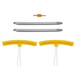 Motorcycle Tire Iron Changer Lever Tool Wheel Rim Protector Valve Tool