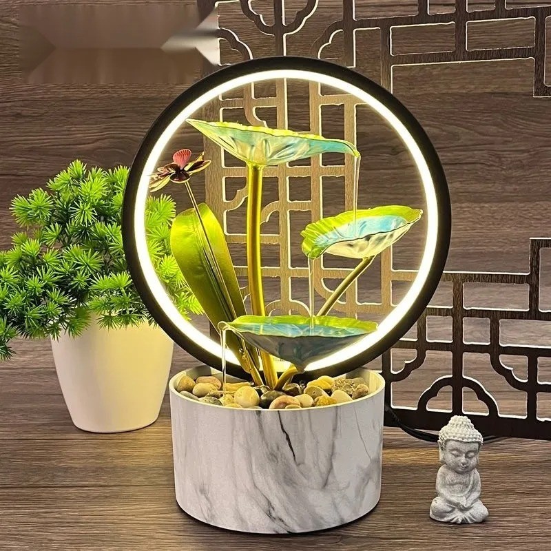 Minimalist Circulating Water Home Decor Ornaments