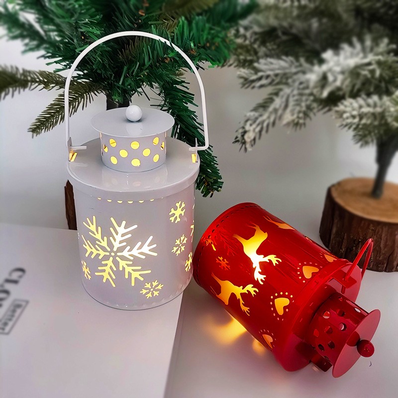 hristmas LED Candle Lanterns  Nordic Style Decorative Electronic Candles for Holiday Decor