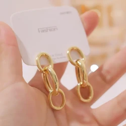 Personalized Design Chain Temperament Earrings