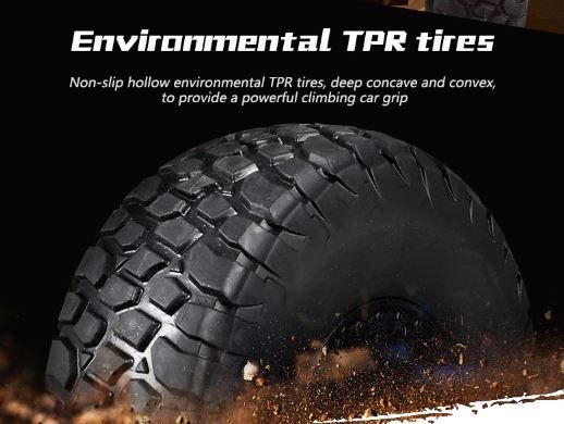 RC Car, Rechargeable, 1:10 Super Large, Off-road,High Speed, Blue