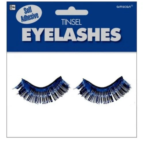 Tinsel Eyelashes - Navy