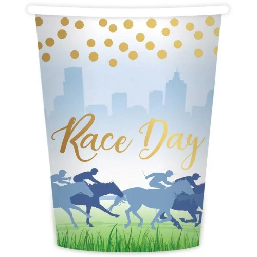Hot Stamped Paper Cups - Race Day (8 units) - Pack of 8