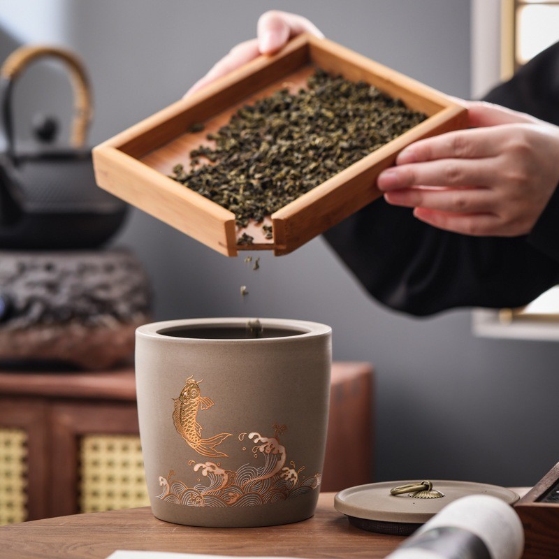 Stoneware Sealed Storage Jars