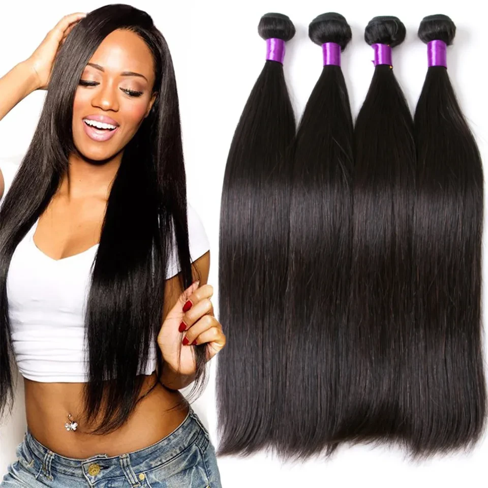 Human hair straight hair Brazilin 12inch