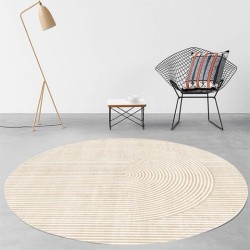 Modern Light Luxury Round Carpet Bedroom Living Room Sofa Leg Pads