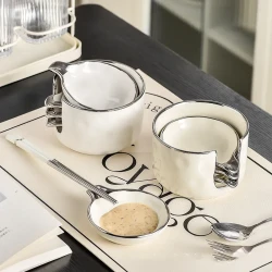 Ceramic Saucer Dish Home Use Set