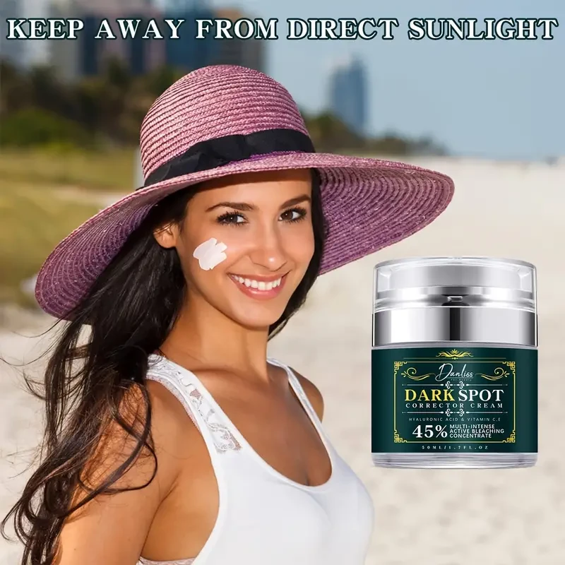 50ml Dark Spot Corrector Cream For Face And Body, Moisturizing And Rejuvenating Skin Care For All Skin Types - 1.7 FL.OZ With Plant Squalane