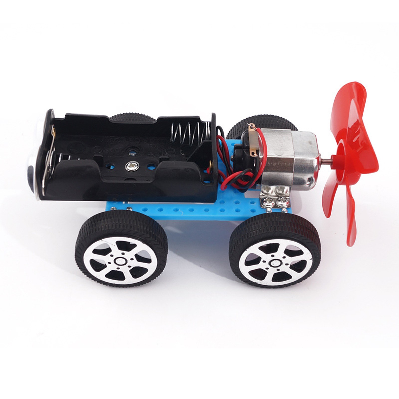 DIY Wind Power Car Assemble Science Model Kit Educational STEM Toy