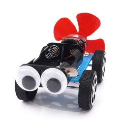 DIY Wind Power Car Assemble Science Model Kit  Educational STEM Toy