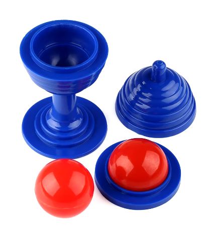 1 Set Trick Toy Ball And Vase Set Close Up Props Tricks Disappearing Ball Vase Toy For Kids Gift Random Color