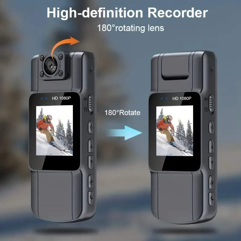 Portable 1080P Small Camera - Night Vision and Long Battery Life