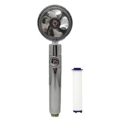 Bathroom Shower Head High Pressure Silver