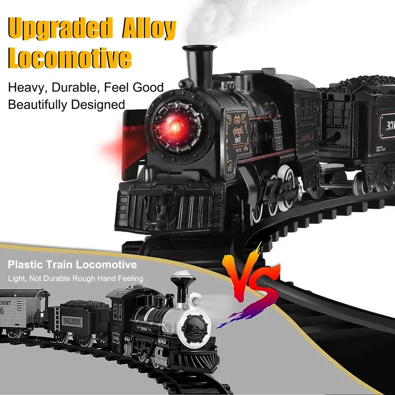 Kids Electric Train Set  Metal Toy Trains