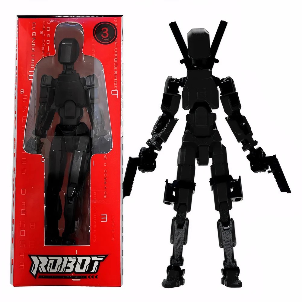 3D Printed Multi-Jointed Movable Lucky 13 Action Figure