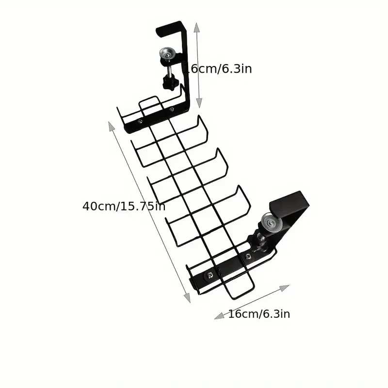 Under Desk Cable Management Rack