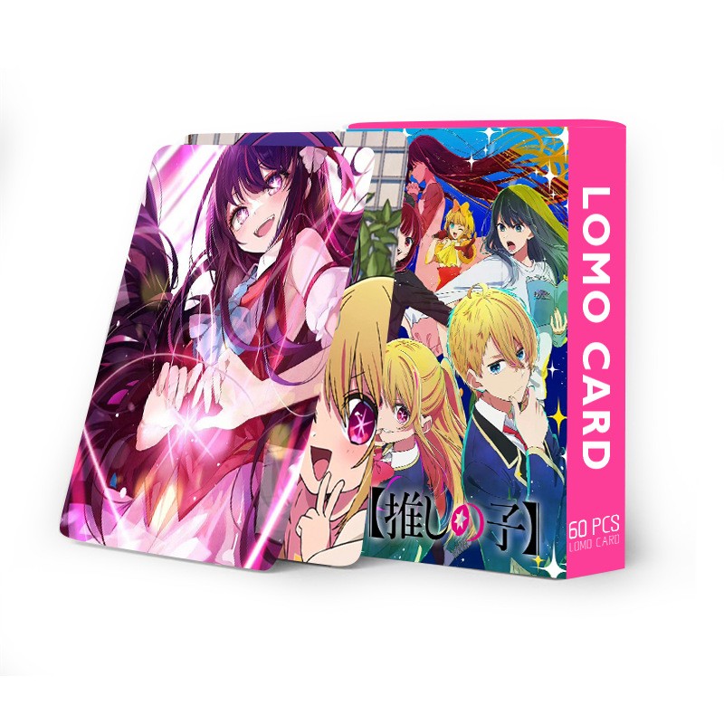 60PCS/Set Anime Oshi No Ko Lomo Cards HD Printed Photo Cards for Fans