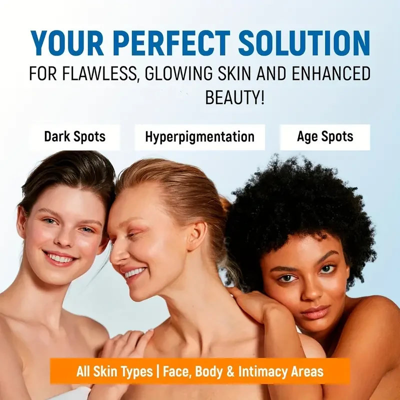 50g Radiant Skin Dark Spot Remover Cream - High-Potency 43% Active Ingredients Blend with Vitamin C, Niacinamide, Collagen for Skin Lightening, Brightening, and Correcting - Suitable for Women and Men, All Skin Types