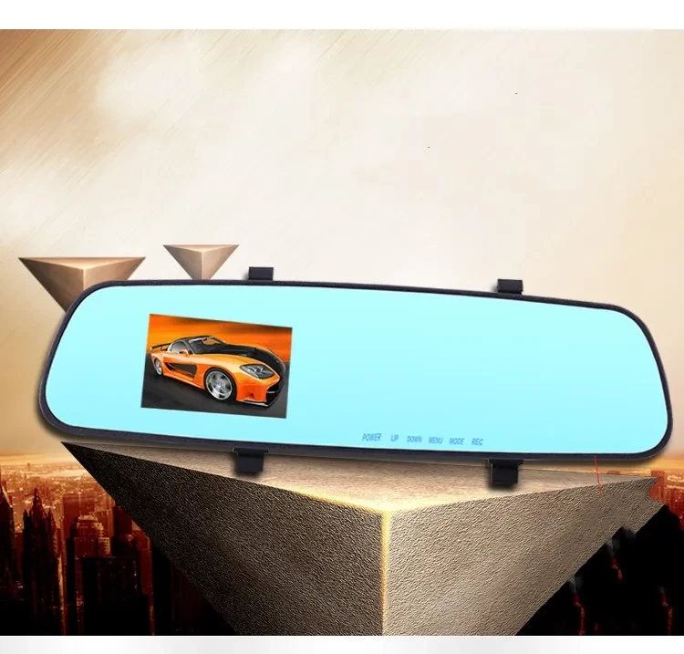 1080P HD Rearview Mirror Driving Recorder
