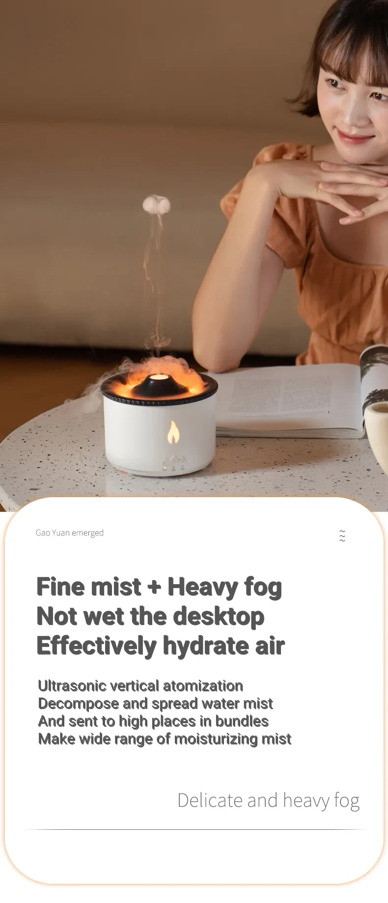 Creative Ultrasonic Essential Oil Humidifier