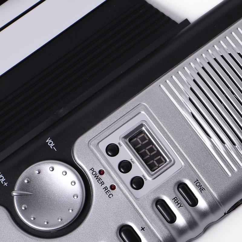 Portable 61-Key Roll Up Piano Flexible ABS Plastic & Silicone Rubber Electronic Soft Keyboard