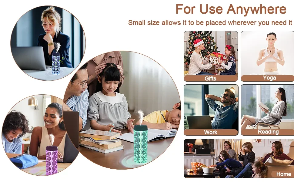 Night Light Touch Lamp With Cool Mist Maker