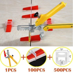 Clips Tile Leveling System Kit Floor Wall Spacer Tiling Tool Set