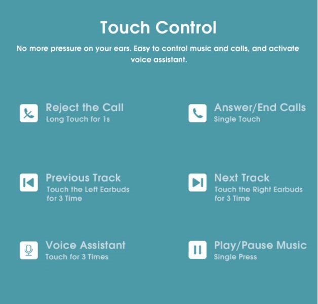 True Wireless Earbuds, Lenovo Brand, High Quality, White