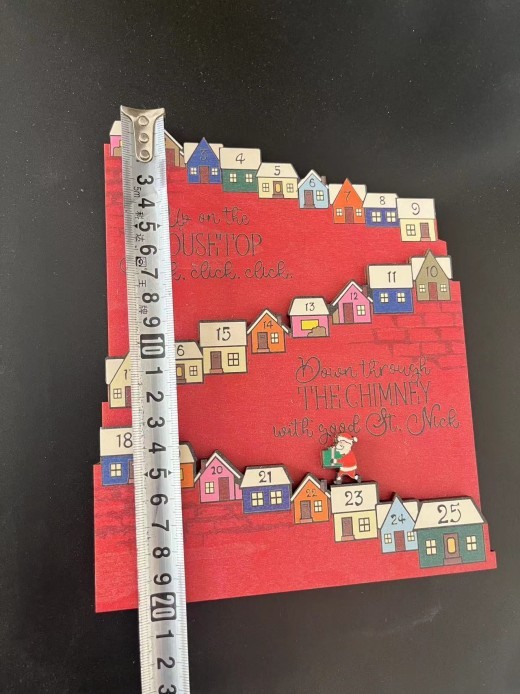 Santa Castle Countdown Advent Calendar Christmas Gift