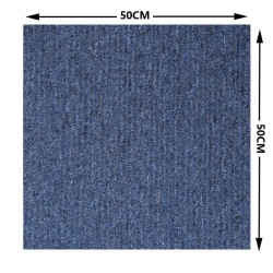 Carpet Tiles Mat Blue
