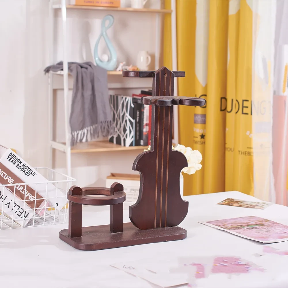 Home Bar Bar Counter Violin Wine Glass Holder