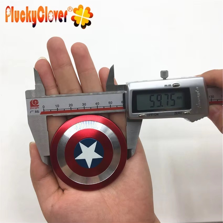 Captain America Hand Fidget Spinner Metal Superheroes Metallic Gyro