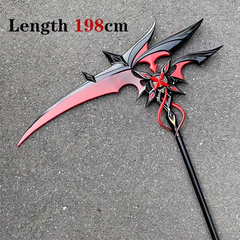 Arlecchino Sickle The Knave Genshin Impact Cosplay Props Weapons