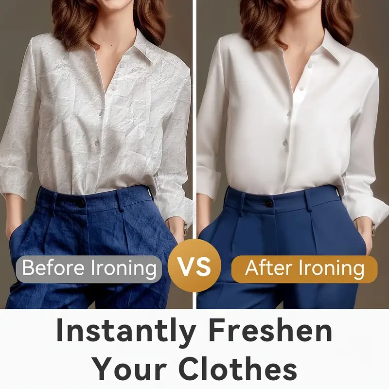 HiLIFE Steamer for Clothes - Portable Handheld Design, 240ml Capacity, 700W