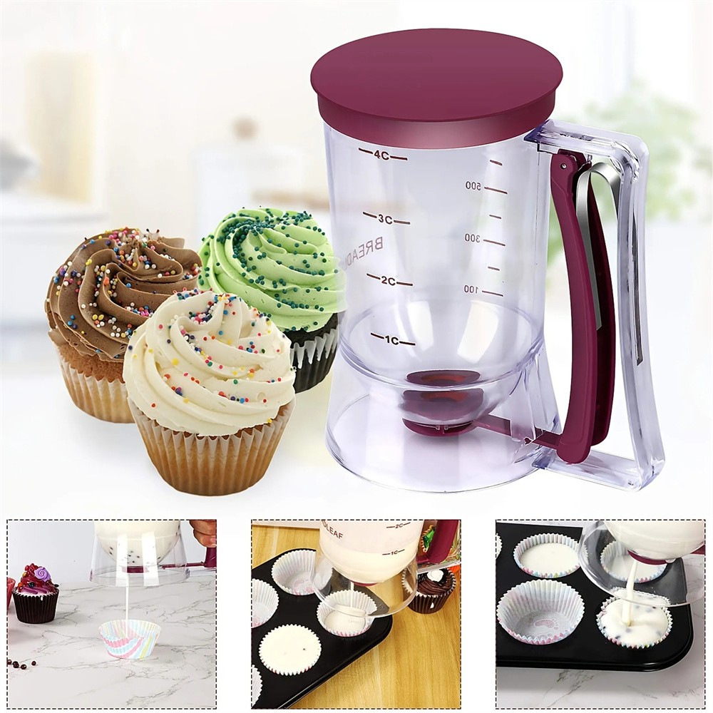 Collapsible Pancake & Cupcake Batter Dispenser