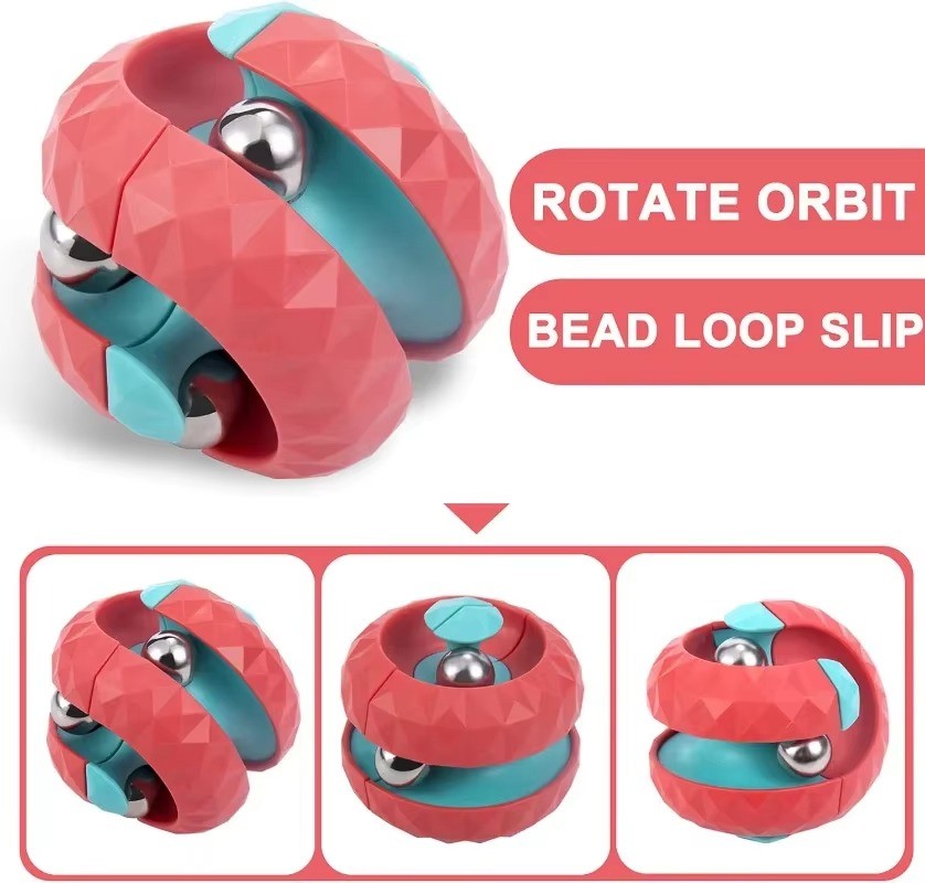 Decompression Toy Children Orbit Ball Cube Anti Stress Sensory Fidget Toys for Kids