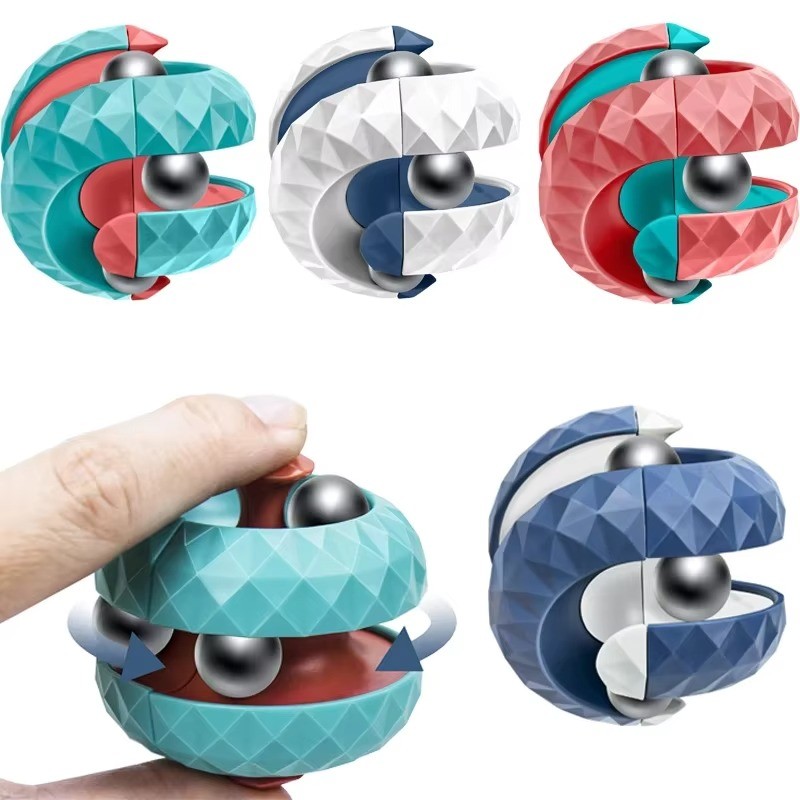 Decompression Toy Children Orbit Ball Cube Anti Stress Sensory Fidget Toys for Kids