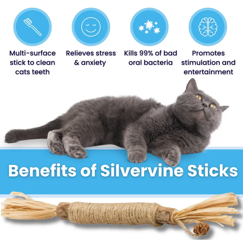 Nylatails Silvervine Dental Sticks