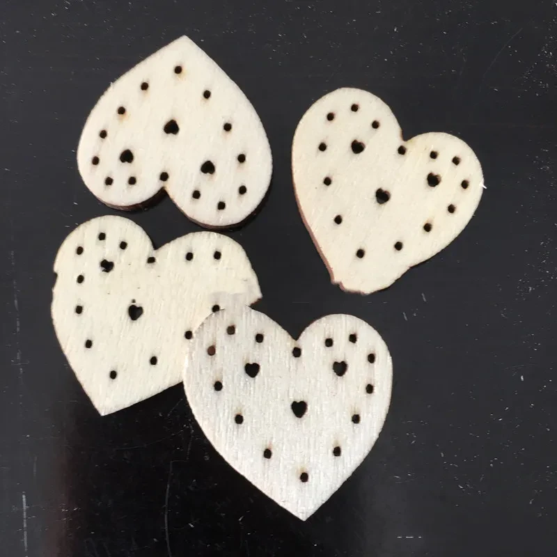 Creative Christmas Series Wood Chip Decoration Pendant