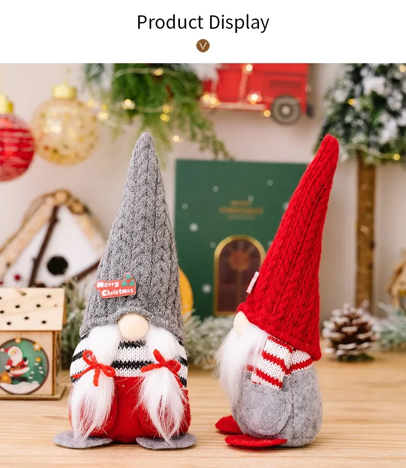 Pocket Pointed Hat Faceless Doll Christmas Decoration Supplies