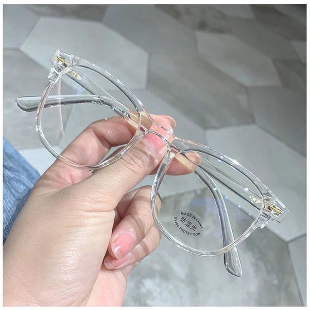 Anti Blue Light Myopia Glasses Ultralight Transparent Nearsight Glasses
