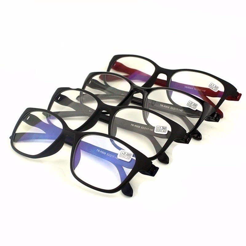 Mens HD Reading Glasses Blue Light Blocking Presbyopic Eyewear