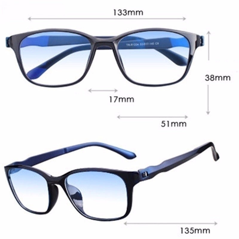 Mens HD Reading Glasses Blue Light Blocking Presbyopic Eyewear