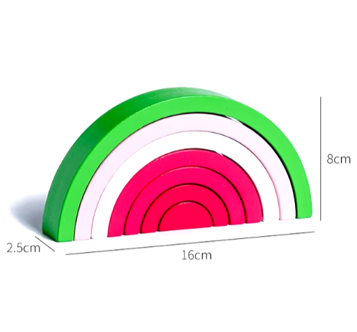 Hot Arch Bridge Rainbow Building Blocks