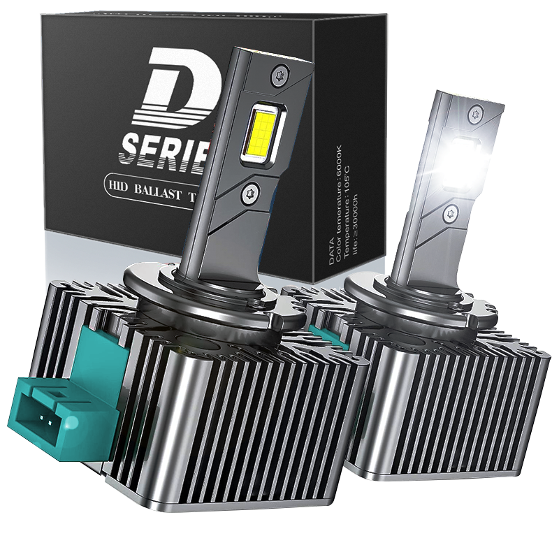 D Series D3S LED Car Headlight Bulbs 12000LM 6000K 70W HID Conversion Kit
