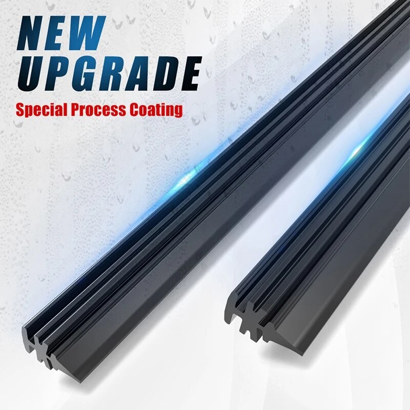 Car Wiper Blade Refill Strips Frameless Windshield Rubber Wiper for 14" to 28"