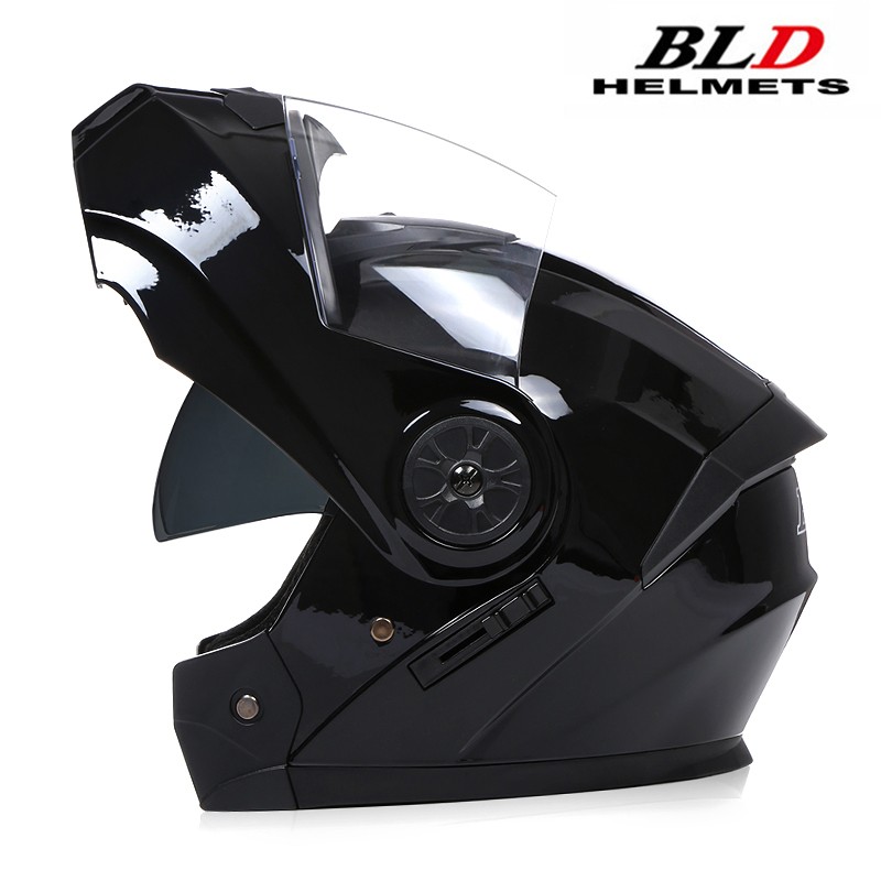 BLD Personalized Full Face Motorcycle Helmet Dual Lens Flip-Up Helmet