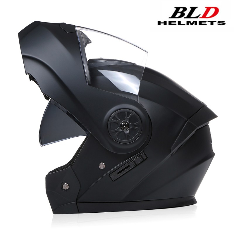 BLD Personalized Full Face Motorcycle Helmet Dual Lens Flip-Up Helmet
