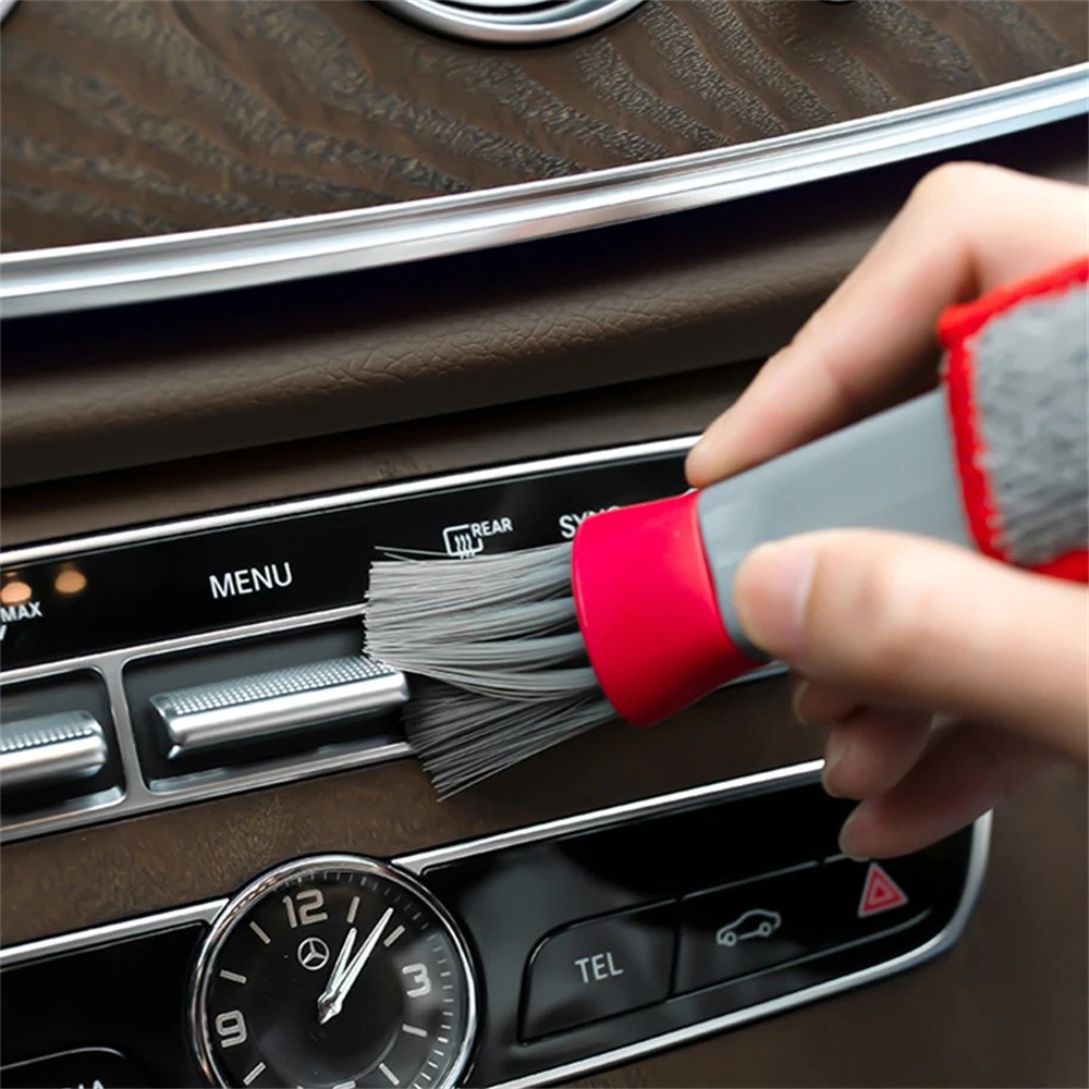 Car Air Conditioning Vent Cleaning Tool Multi-Purpose Vacuum Brush for Car Interior