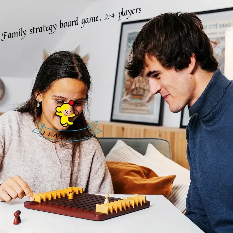 1pc JIAJCHUF Deluxe Edition Quoridor Strategy Board Game